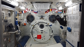 ISS 日本実験棟きぼう模型