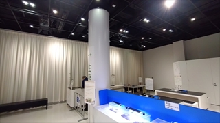 岐阜市科学館・スーパー理科室の邪魔な柱