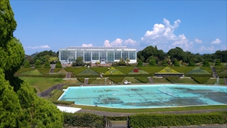 はままつフラワーパーク・ウェルカムガーデンからの遠景