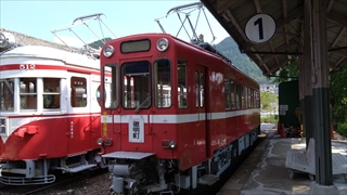 旧名鉄美濃駅・モ600形601号