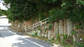 安山岩の柱状節理